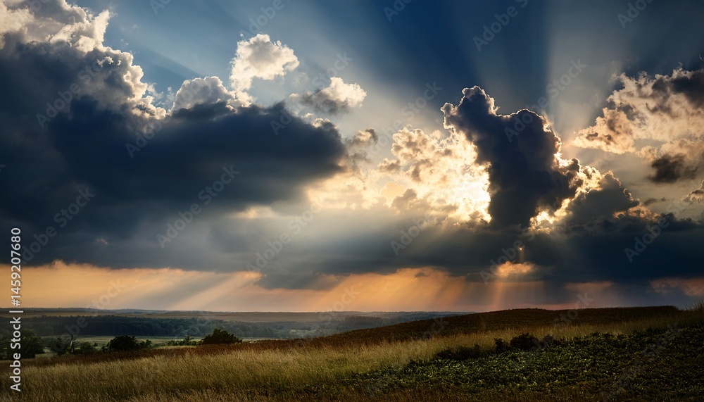 heavenly light through dramatic clouds heavenly light through dramatic clouds