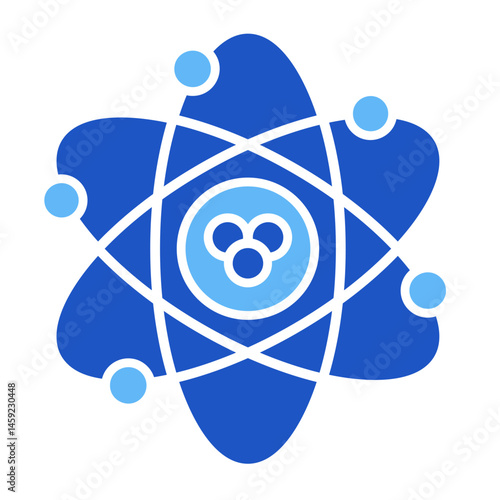 Atomic Structure  Icon Element For Design	