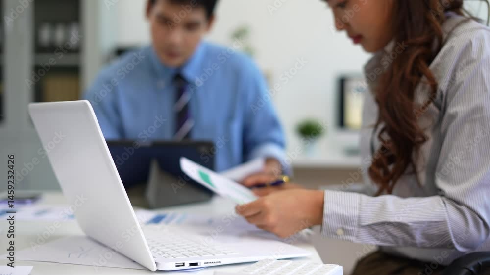 Project manager working and update tasks with milestones progress planning and professional investor working new start up project. Project manager working and update tasks with milestones progress planning and professional investor working new start up project.