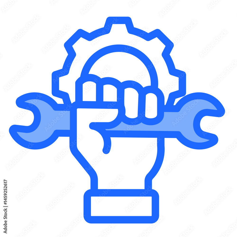 Mechanical Wrench Icon Element For Design Mechanical Wrench Icon Element For Design