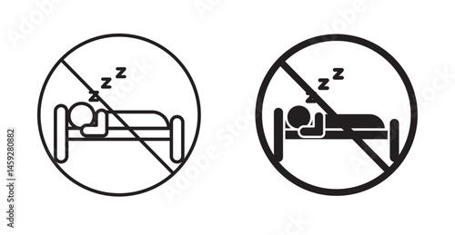 Sleepover ban sign