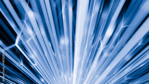 stars of iron, explosion of sparks from an electrical short circuit