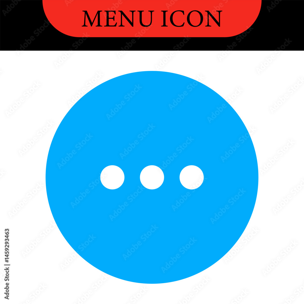 Fototapeta premium Menu UI Design Elements icons. Set of hamburger Menu buttons. Website Navigation Icons for Mobile App and User Interface. Modern colored Navigation buttons or Web menu and ui icons set
