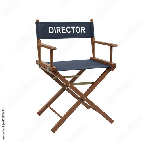 Classic film directors chair beckons
