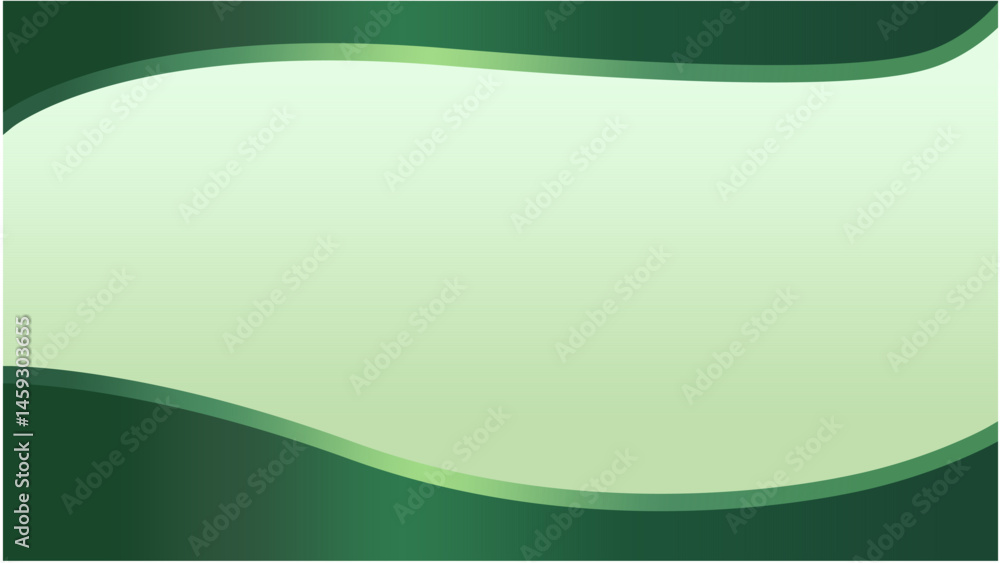 Fototapeta premium simple green background. modern wavy background style