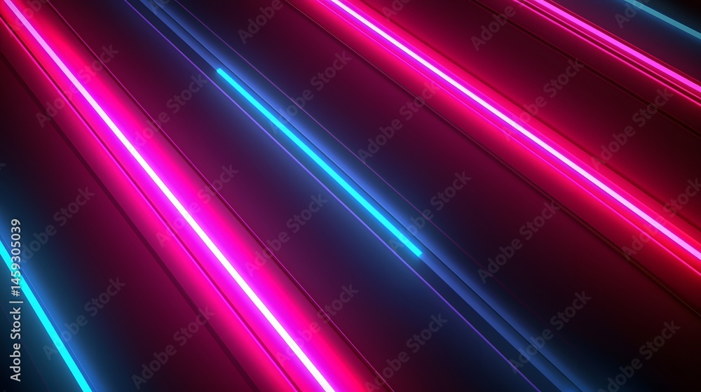 Abstract design with vibrant neon lines. Abstract design with vibrant neon lines.