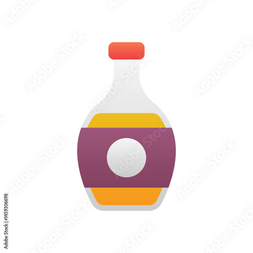 Champagne Bottle Vector icon