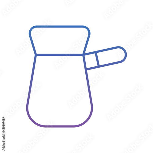 Turkish Coffee Pot Vector icon