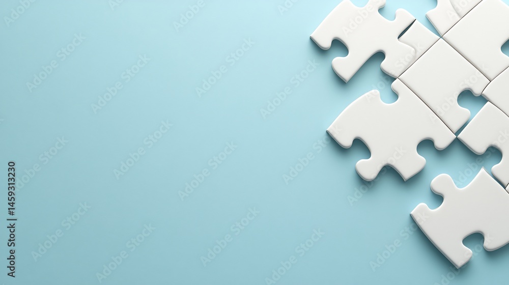Obraz premium jigsaw puzzle piece