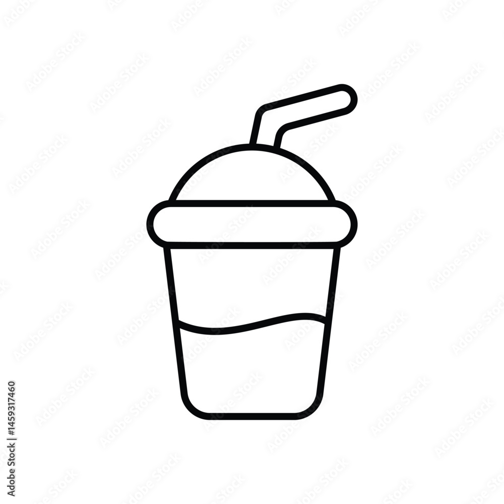 Frozen Frappe Vector icon Frozen Frappe Vector icon