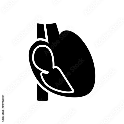 Human heart icon