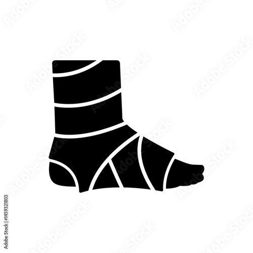  Foot fracture icon