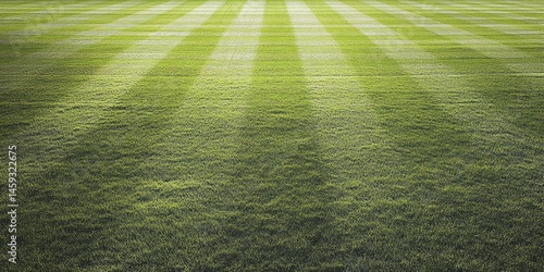 Well-maintained field grass