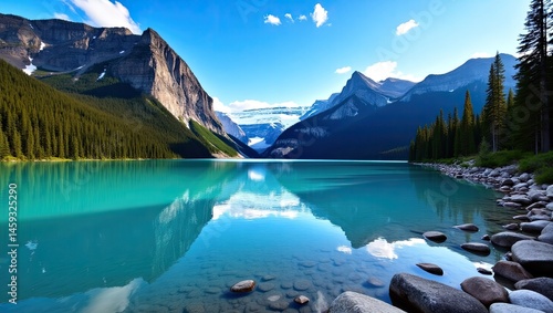 Fototapeta Naklejka Na Ścianę i Meble -  lake louise banff national park