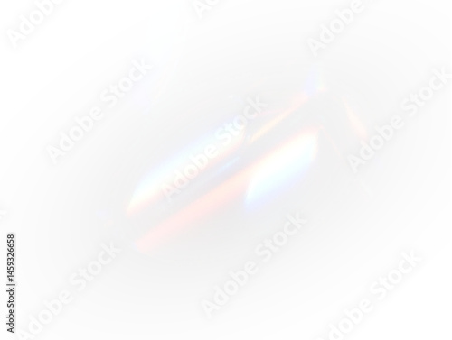 PNG 16-bit glowing rainbow prism and white sparkle beam on crystal light background, transparent shine with lens flare and magic diamond effect, PNG radiant reflection in spectrum glass overlay.