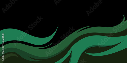 Curved wavy geometric stripes background. Sporty Racing car design for vehicle vinyl wrap and car branding