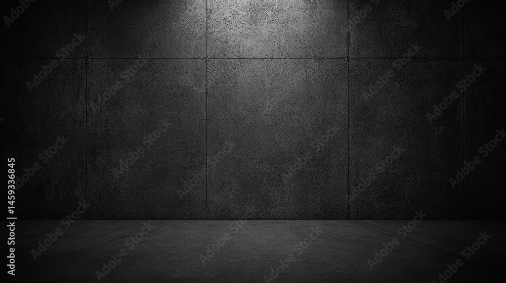 Dark Concrete Wall with Industrial Texture Dark Concrete Wall with Industrial Texture