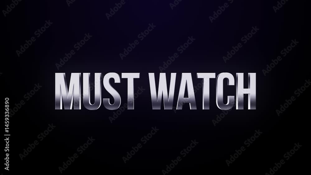 Must See – 4K Text Reveal Animation for Featured Videos Must See – 4K Text Reveal Animation for Featured Videos