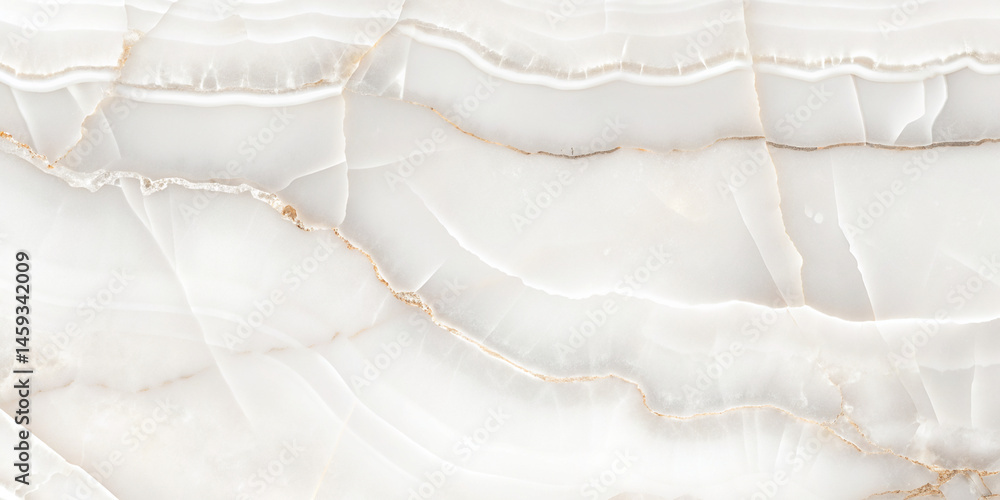 Obraz premium White beige onyx stone marble texture high details used for many purposes