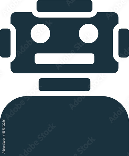Robot showing artificial intelligence, machine learning, and futuristic technology