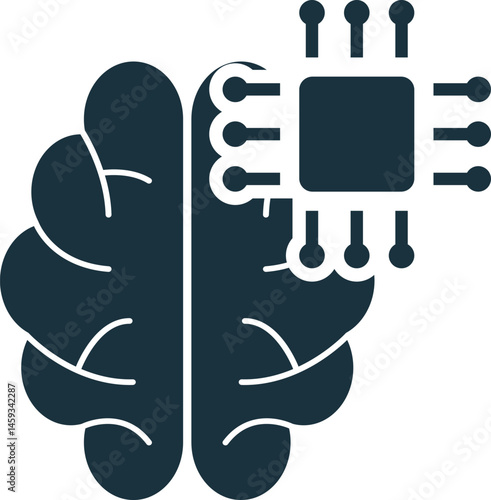 Artificial intelligence chip connecting to human brain