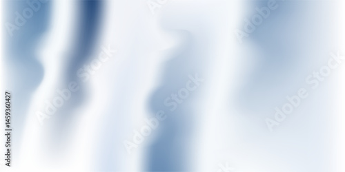 Abstract blue white luxury fabric wave background with copy space. Smooth liquid wave. Elegant shiny silk satin texture. Suit for wallpaper, cover, header, desktop, web, flyer. Vector illustration