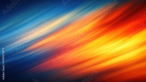 Abstract vibrant color blend