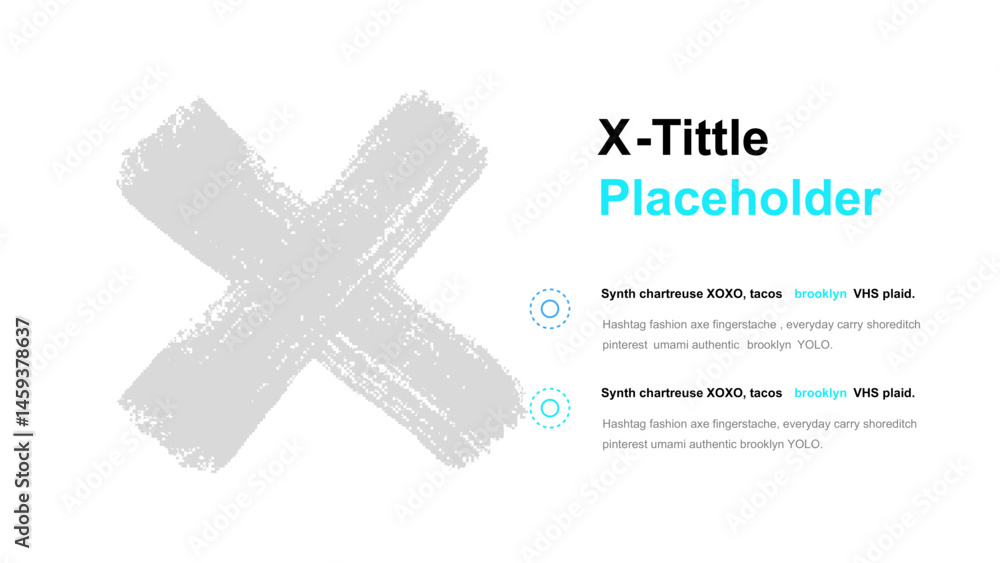 Obraz premium Right Triangle Placeholder Design for Presentations