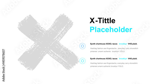 Right Triangle Placeholder Design for Presentations