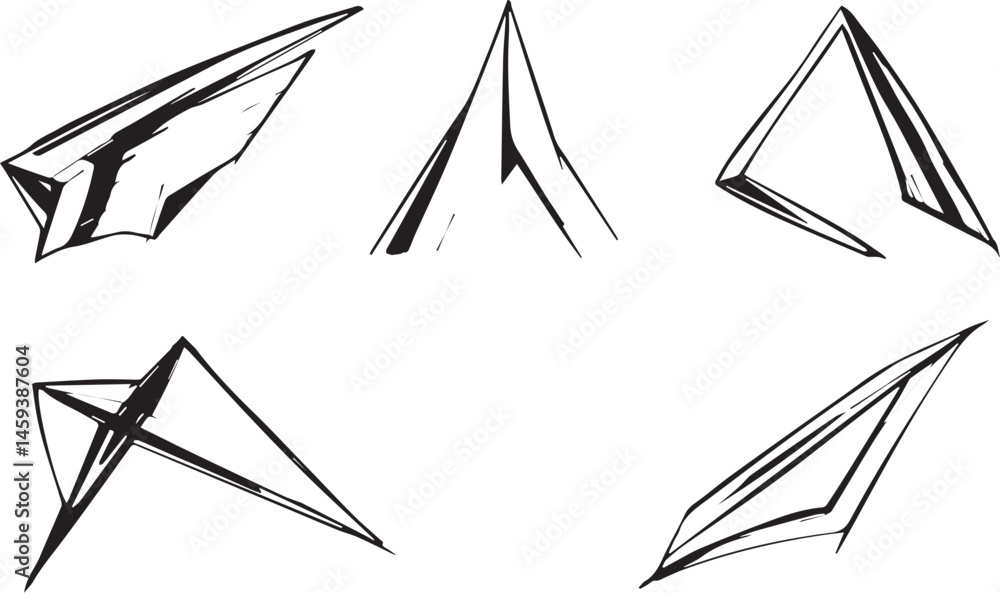 A set of vector elements, modern flat design with intricate black lines and futuristic aesthetics of sharp angles and smooth curves, simple two-dimensional shapes, soft dreamy atmosphere and high tech A set of vector elements, modern flat design with intricate black lines and futuristic aesthetics of sharp angles and smooth curves, simple two-dimensional shapes, soft dreamy atmosphere and high tech