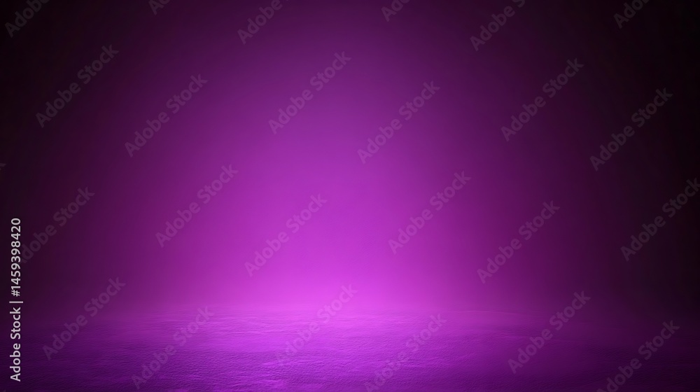 Fototapeta premium Purple abstract design with glowing lines and bokeh effects in a dark space backdrop