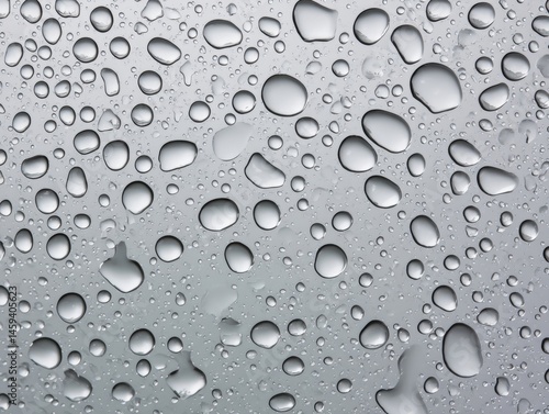 Wallpaper Mural A close up of water droplets on a window Torontodigital.ca