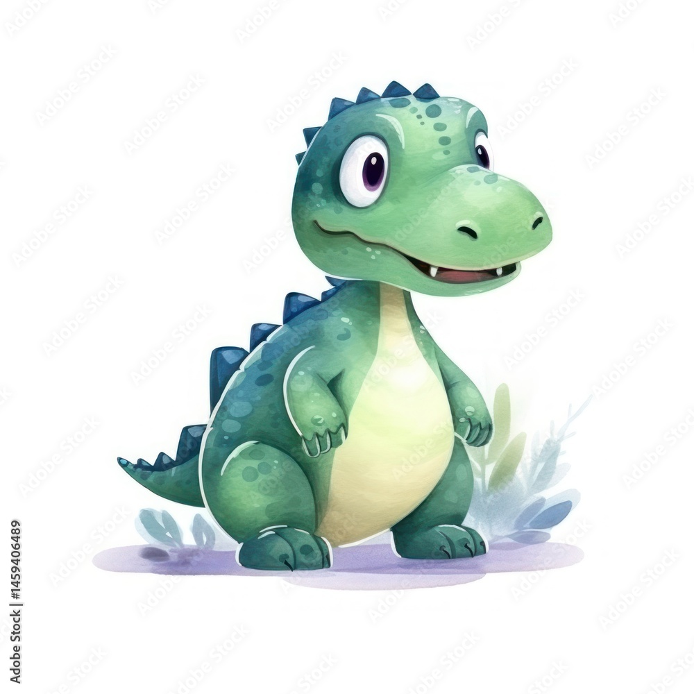 Obraz premium Dinosaur reptile animal toy.