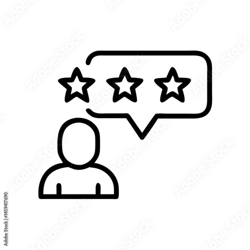 Customer Review Feedback Rating Icon Design