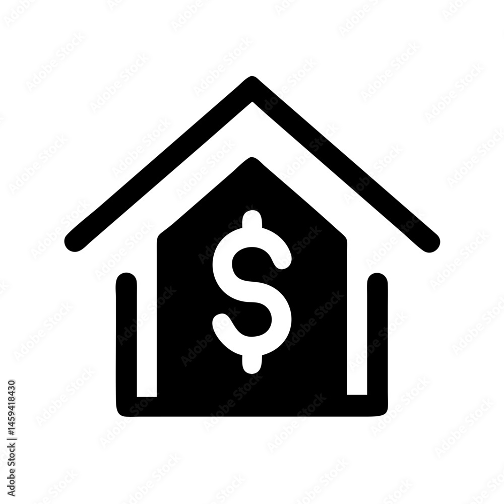 Dollar With Upward Arrow Icon Design Dollar With Upward Arrow Icon Design