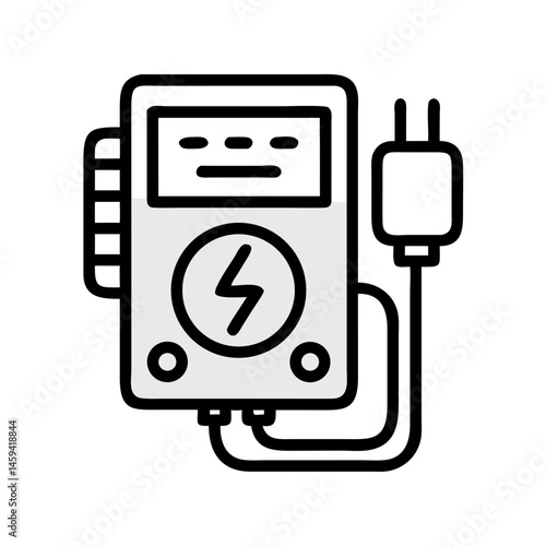 Electric Meter Reading Icon Design