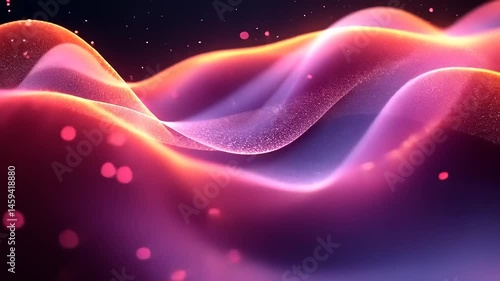 Vibrant Abstract Wave Patterns