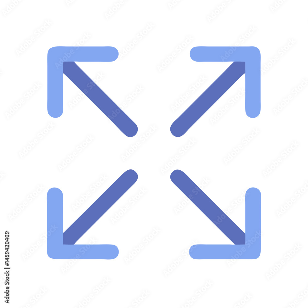 Full Screen Resize Icon Design Full Screen Resize Icon Design