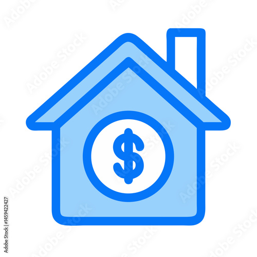 Home with Dollar Icon Design