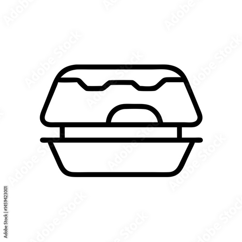 Inflight Meal Tray Icon Design