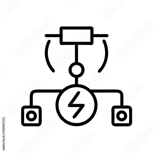 Power Grid Control Icon Design