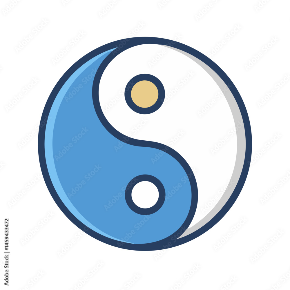 Yin Yang Symbol Balance Icon Design Yin Yang Symbol Balance Icon Design