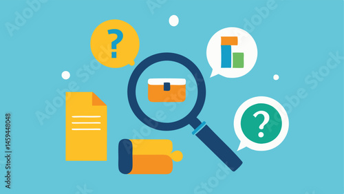 Magnifying Glass on Items A magnifying glass hovering over a collection of objects highlighting one with the Do I really need this question nearby suggesting a closer look at each