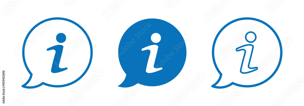 information icon set. info button. info symbol flat style. vector illustration on white background. information icon set. info button. info symbol flat style. vector illustration on white background.