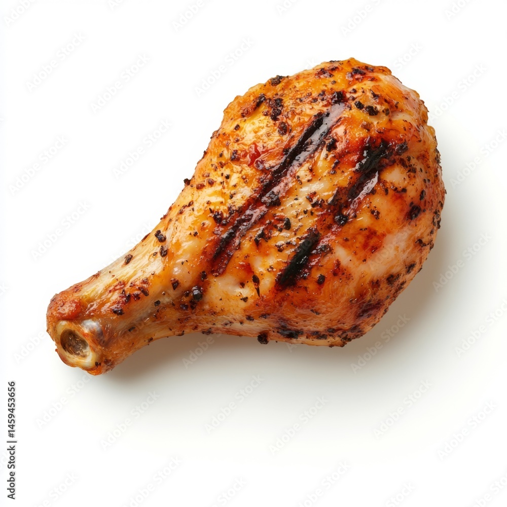 Grilled chicken drumstick, seasoned and cooked (1) Grilled chicken drumstick, seasoned and cooked (1)