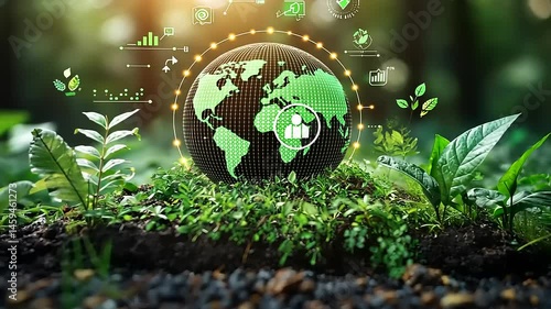 Wallpaper Mural Global Nature Sustainability Idea Torontodigital.ca