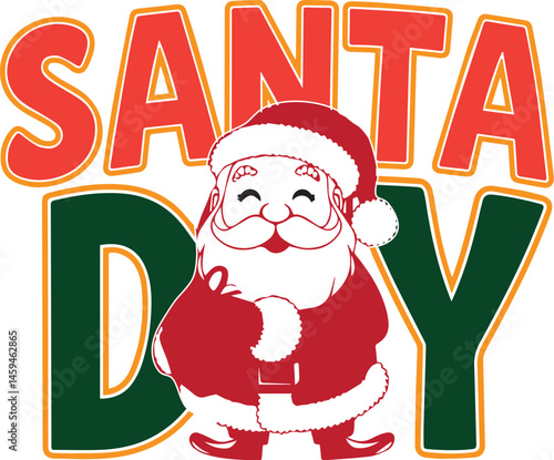Santa Day T-Shirt Design