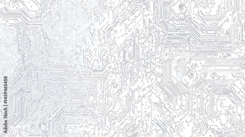 Fototapeta premium A white background with a lot of grey lines and dots