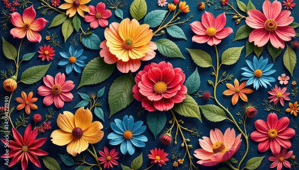 Intricate woven floral tapestry, repeating seamlessly , rug, fabric texture Intricate woven floral tapestry, repeating seamlessly , rug, fabric texture