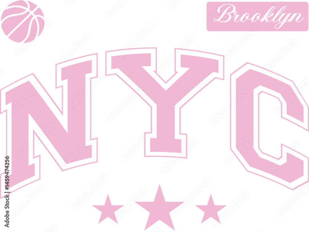 NYC Brooklyn baseball basketball golf wellness font letter basketball teams league Club Varsity USA Trending Script Slogan Whreaf Graphic Tee t-shirt logo artwork typography tote badge sports NYC Brooklyn baseball basketball golf wellness font letter basketball teams league Club Varsity USA Trending Script Slogan Whreaf Graphic Tee t-shirt logo artwork typography tote badge sports
